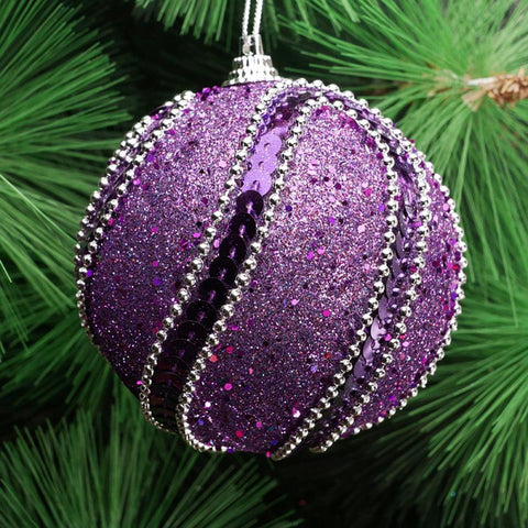 Sequins Ball Christmas Supplies Rhinestone Glitter Baubles Balls Xmas Tree Decor Ornament Christmas Decorations