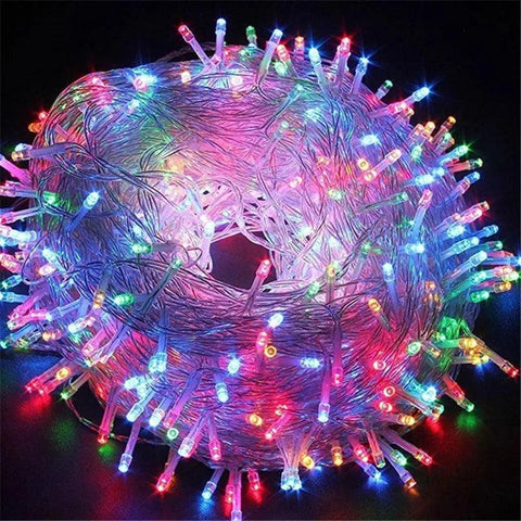 110 /220 V Outdoor 10M 100LED String Lights Garland  Waterproof Fairy Light Christmas Wedding Party Holiday Gardening Decoration