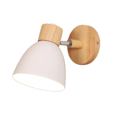 Macaroon 6 Color Steering Head E27 85-285V Nordic Wall Lights Bedside Wall Sconce Modern Wall Light for Bedroom Nordic