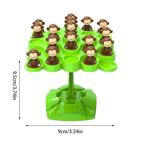 Montessori Math Monkey Balance Tree Educational Leisure Parent-child Interaction Tabletop Game Kid Learning Family Puzzle Toy