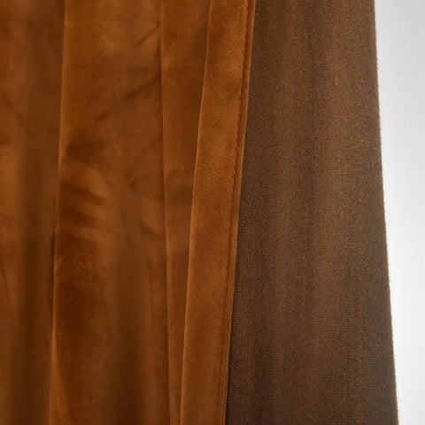 Velvet Curtains 2 Panels Set, Block Light Thermal Insulated Velour Rod Pocket Drapes for Bedroom and Living Room