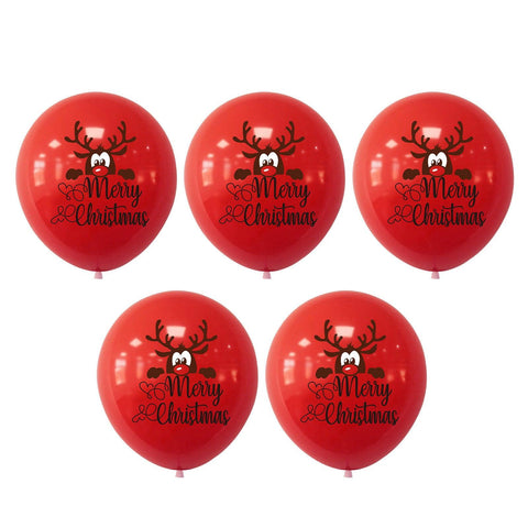 Latex Balloons Christmas Decoration Christmas Tree Santa Printed Balloons New Year Xmas for Home  Deco