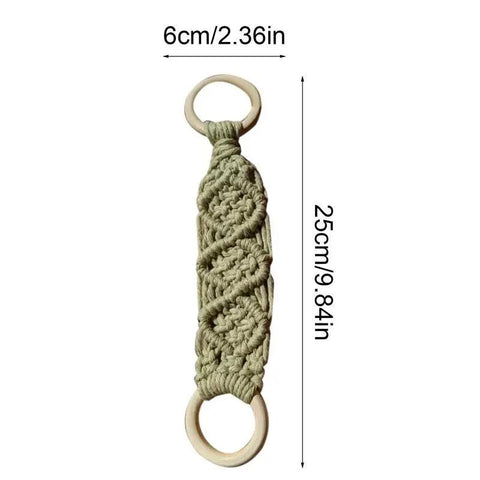 Boho Towel Ring 4X Decorative Boho Macrame Kitchen Towel Hanger Decorative Boho Macrame Crochet Dish Towel Holder Bathroom Towel