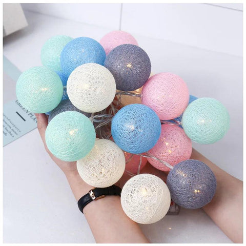 6CM Ball Light String Light For Party Wedding Home Decoration Diameter String Festival String Light