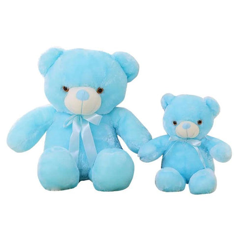 32-75CM Luminous Creative Light Up LED Teddy Bear Stuffed Animal Plush Toy Colorful Glowing Teddy Bear Christmas Gift for Kid