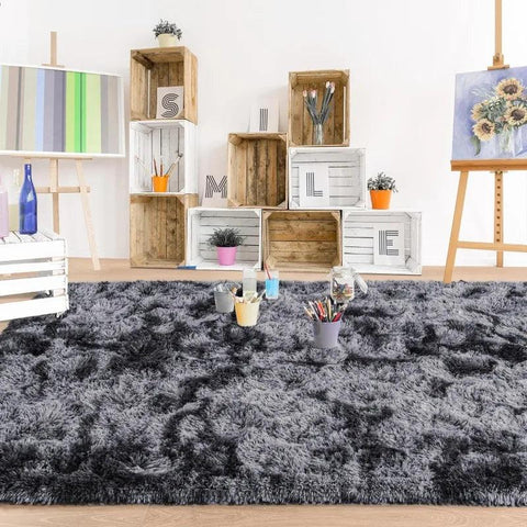 Large Area Rugs for Living Room Bedroom, Fluffy Kids Room Plush Shaggy Nursery Rug Furry Throw Carpets for Boys Girls