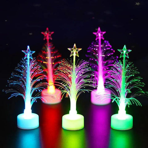 Christmas Xmas Tree Color Changing LED Light Lamp Christmas Xmas Tree Home New Year 2022 Decoration Navidad Gifts LED Lights