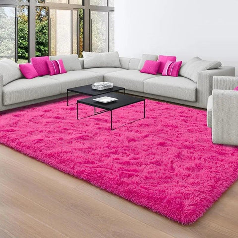 Large Area Rugs for Living Room Bedroom, Fluffy Kids Room Plush Shaggy Nursery Rug Furry Throw Carpets for Boys Girls