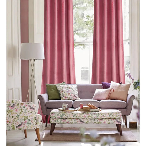 Velvet Curtains 2 Panels Set, Block Light Thermal Insulated Velour Rod Pocket Drapes for Bedroom and Living Room