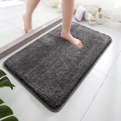 Soft Comfortable Thick Plush Floor Mat,Bathroom Floor Rug,Bedroom Carpet,Living Room Mat,Non-slip Rug,Water Absorption Anti-Slip