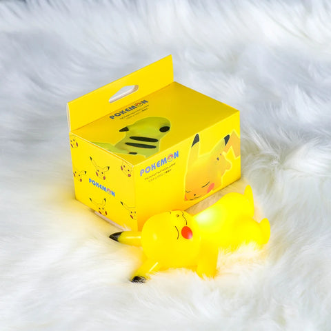 New Pokemon Pikachu Night Light Cute Anime Soft Light Bedroom Bedside LED Light Room Decoration Kawaii Dute Desk Decoration