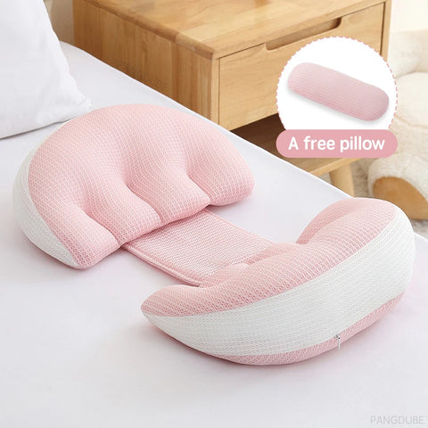 PANGDUBE Pregnancy Waist Support Pillow for Pregnant Women Sleeping Body Pillow Care for Pregnancy Cushion Adjustable Length