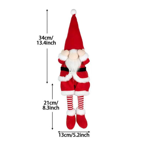 Christmas Gnome Doll Decor Christmas Plush Long Leg Faceless Doll Ornaments 2024 Xmas Navidad 2025 New Year Home Decor