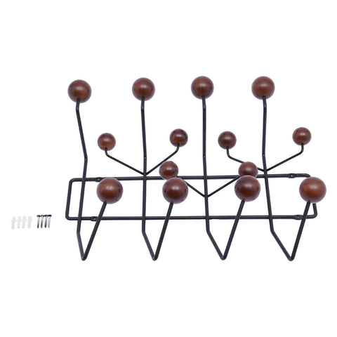 14 Hooks Bubble Wall Mounted Coat Rack Entryway Hanging Coat Hat Stand