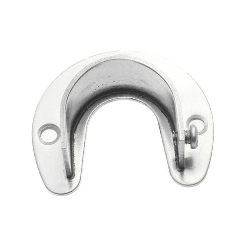 Stainless Steel Flange Seat Wardrobe Hanger Rod Tube Hook Fixed Support Bracket Seat Fixing Hardware Accessories Curtain Rod