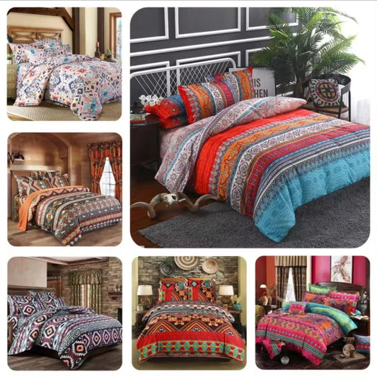 Bohemian 3D  Chu Xin Queen Size Bedding Set with Duvet Cover and Pillowcases, 2/3pcs  Bed Set