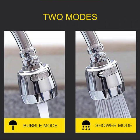 Kitchen gadgets 2/3 Mode Faucet 360 Degree Rotation Filter Extension Tube Shower Water Saving Tap Universal Kitchen  Accessories