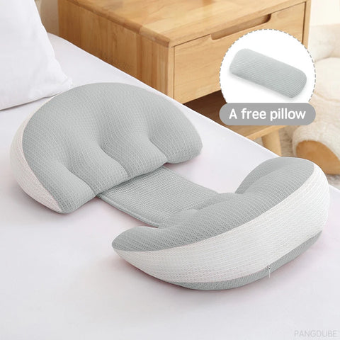 PANGDUBE Pregnancy Waist Support Pillow for Pregnant Women Sleeping Body Pillow Care for Pregnancy Cushion Adjustable Length