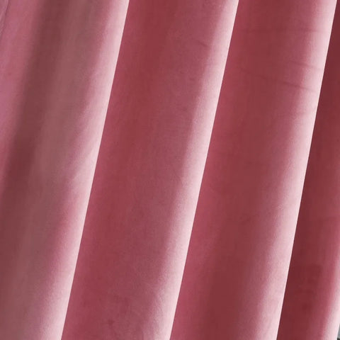 Velvet Curtains 2 Panels Set, Block Light Thermal Insulated Velour Rod Pocket Drapes for Bedroom and Living Room