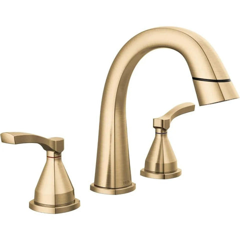 FAUCET 35775-CZMPU-DST Faucet Widespread, Champagne Bronze, Bath Faucet