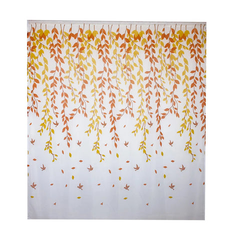 Leaves Sheer Curtain Tulle Window Voile Drape 1 Panel Fabric Stone Curtains