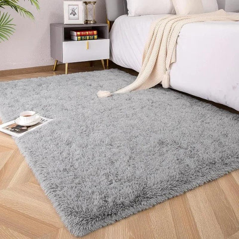 Large Area Rugs for Living Room Bedroom, Fluffy Kids Room Plush Shaggy Nursery Rug Furry Throw Carpets for Boys Girls