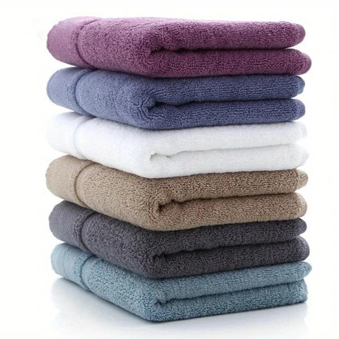 3/6pcs Thicken Soft Bathroom Hand Towels Solid Cotton Super Absorbent Hand Towel Face Hand Towel Home Hotel Towel Sets 34x75cm