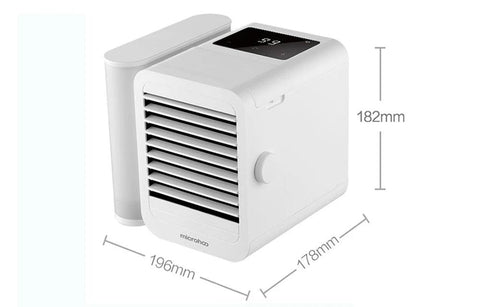 1000ML Portable Air Conditioner Fan Wet Curtain Evaporative Air Cooler USB Mini Water Cooling Fan Home Office Humidifier Purify