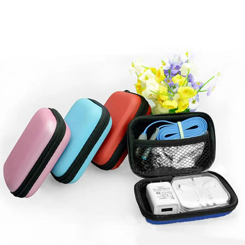 Electronic Organizer Electronic Accessories Carry Case Protective Case Storage Bag Tech Accessories Pouch for Headphones Earplug