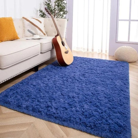 Large Area Rugs for Living Room Bedroom, Fluffy Kids Room Plush Shaggy Nursery Rug Furry Throw Carpets for Boys Girls