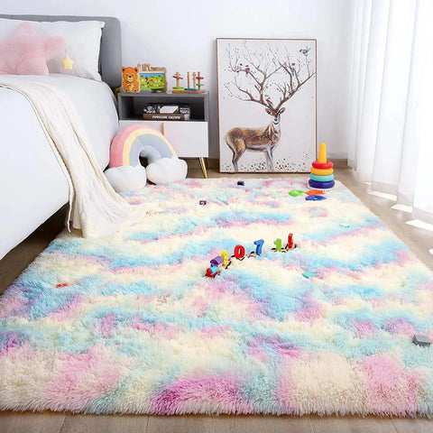 Home Large Size Plush Carpets for living room Children Bedroom Rug Decoration Thicken Rugs Play Mat for Girls Room Kids