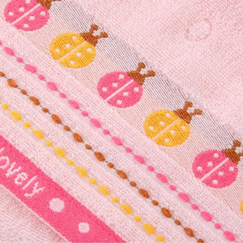 2 Styles of Pure Cotton Children’s Towel 25*50 Soft and Absorbent Baby Children’s Student Face Wash Towel