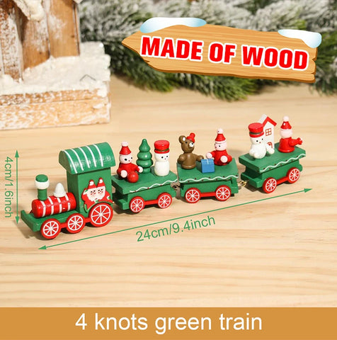 Christmas Train Merry Christmas Decorations For Home 2024 Cristmas Ornament Xmas Navidad Noel Gifts Happy New Year 2025 Gifts