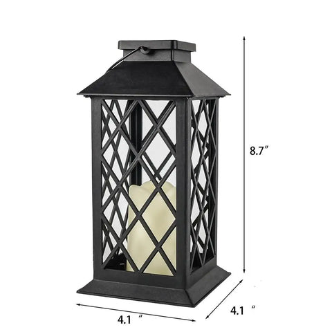 New Retro  Lantern  Hanging Candle Lamp Portable Outdoor Camping Night Lamp  Yard Garden Decor  Atmosphere Light