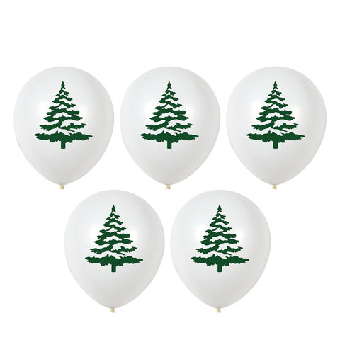 Latex Balloons Christmas Decoration Christmas Tree Santa Printed Balloons New Year Xmas for Home  Deco