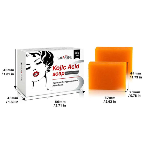 2/4PCS Kojic Acid Soap Face Body Care Handmade Soap For Women Men Facial Foam Cleansing Moisturizing Whitening Soap Beauty Tools