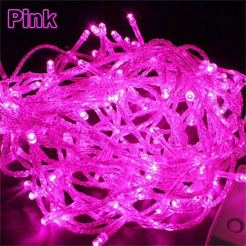 110 /220 V Outdoor 10M 100LED String Lights Garland  Waterproof Fairy Light Christmas Wedding Party Holiday Gardening Decoration