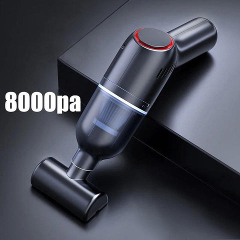 8000pa Wireless Portable Vacuum Cleaners Electric Mini Strong Suction Low Noise Vaccum Cleaner for Car Home Dual Use