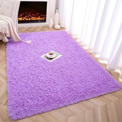 Large Area Rugs for Living Room Bedroom, Fluffy Kids Room Plush Shaggy Nursery Rug Furry Throw Carpets for Boys Girls