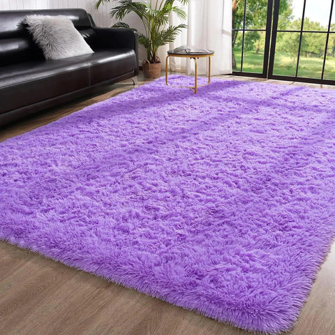 Fluffy Rugs for Bedroom Fuzzy Area Rugs for Living Room Soft Kids Carpet Non Slip Rugs for Hardwood Floors Room Decor