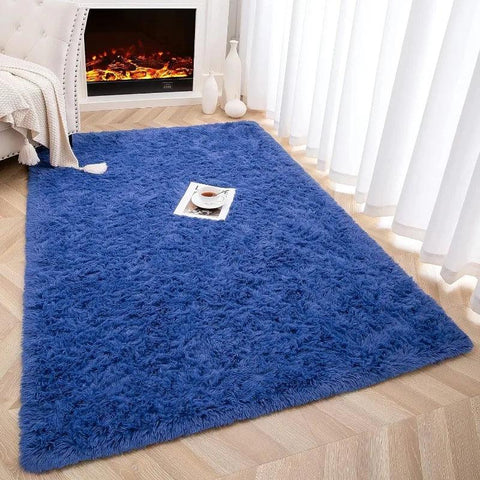 Large Area Rugs for Living Room Bedroom, Fluffy Kids Room Plush Shaggy Nursery Rug Furry Throw Carpets for Boys Girls