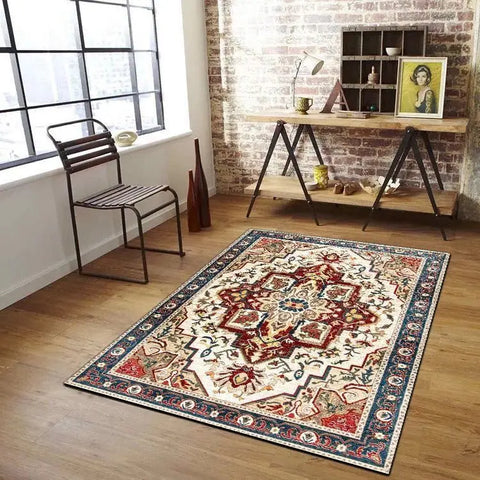 Retro Ethnic Carpets for Living Room Large Area Rugs Home Decor Hallway Boho Carpet Moroccan Bedroom Beside Floor Mat Luxury