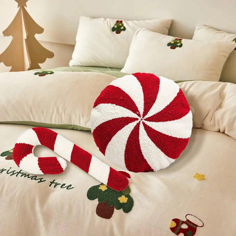 Christmas Candy Pillow Soft And Comfortable Candy Cane Throw Pillow Sofa Bed Decorative Chair Cushion Christmas Gift For Kids