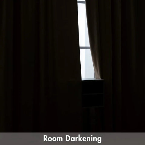 Curtains Thermal Insulated Blackout Curtain Drapes for Bedroom Living Room Darkening  Long Curtains Panels Rod Pocket Set of 2