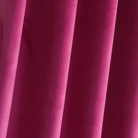 Velvet Curtains 2 Panels Set, Block Light Thermal Insulated Velour Rod Pocket Drapes for Bedroom and Living Room