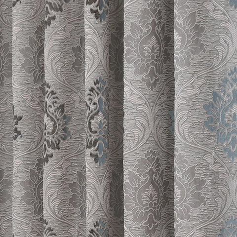 1 PC NAPEARL European Style Jacquard Curtain Fabrics for Window Balcony Living Room Gray Living Room Treatments All Match