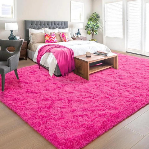 Large Area Rugs for Living Room Bedroom, Fluffy Kids Room Plush Shaggy Nursery Rug Furry Throw Carpets for Boys Girls