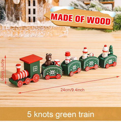 Christmas Train Merry Christmas Decorations For Home 2024 Cristmas Ornament Xmas Navidad Noel Gifts Happy New Year 2025 Gifts