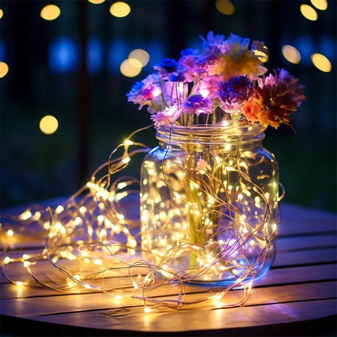 50/100/200/300LED Solar Light Outdoor Lamp String Lights For Holiday Christmas Party Waterproof Fairy Lights Garden Garland Lamp