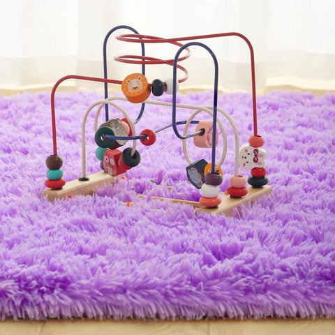 Large Area Rugs for Living Room Bedroom, Fluffy Kids Room Plush Shaggy Nursery Rug Furry Throw Carpets for Boys Girls